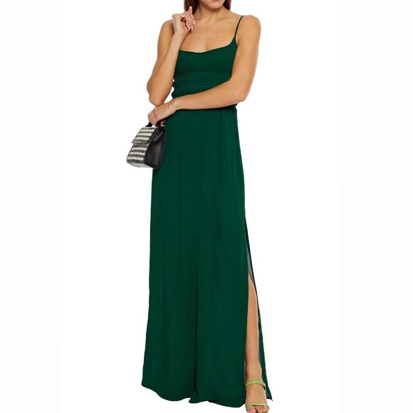 Reformation Dresses & Skirts - Reformation Green Square Neck Tudor Maxi Dress